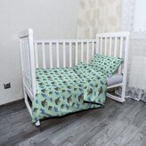 Dětské povlečení do postýlky Kočky a rybičky: 120x90 / 40x60