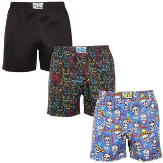 3PACK pánské trenky na spaní Styx vícebarevné (3DTP09036) M 3PACK pánské trenky na spaní Styx vícebarevné (3DTP09036) M