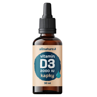 Allnature Vitamin D3 Forte 2000IU - kapky, 30 ml