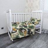 Dětské povlečení do postýlky Tukan: 120x90 / 40x60