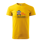 Jsem hasička, taky máš nějakou superschopnost?: žluté 4XL