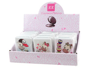 Zrcátko 6 druhů žirafy 12/bal