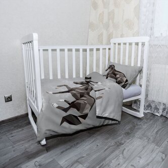 Dětské povlečení do postýlky Kůň: 130x90 / 40x60