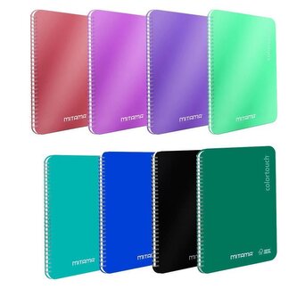 Spirálový sešit "i-Note", 18,5x24, čistý, 90 listů, růžová, MITAMA 62278-90210