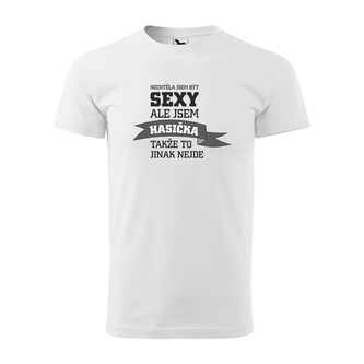 Nechtěla jsem být sexy, ale jsem hasička: bílé 2XL