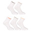 5PACK ponožky HEAD kotníkové bílé (701230707 001) L