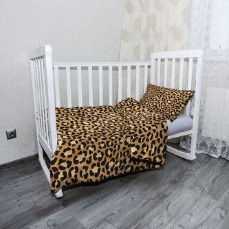 Dětské povlečení do postýlky Gepardí vzor: 100x135 / 40x60