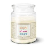 Svíčka Nejlepší paní učitelka na světě: 500 g