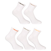5PACK ponožky HEAD kotníkové bílé (701230707 001) M