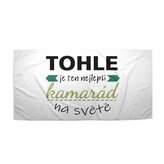 Ručník Tohle je ten nejlepší kamarád na světě: 70x140 cm