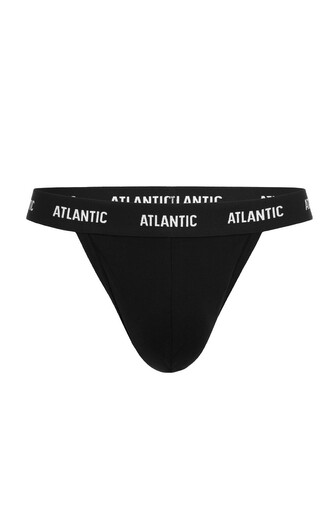 Stringi Atlantic MP-1572 M-2XL czarny S Stringi Atlantic MP-1572 M-2XL czarny S
