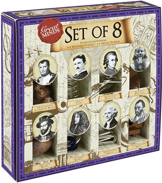 PROFESSOR PUZZLE Great Minds: Slavní muži 8v1