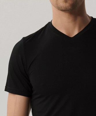 Koszulka Atlantic BMV-051 kr/r S-2XL czarny XXL