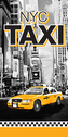 RĘCZNIK MAGICZNY NYC TAXI 70X140 FROTTE