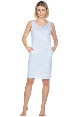 Koszula Regina 128 sz/r S-XL L24 damska niebieski S