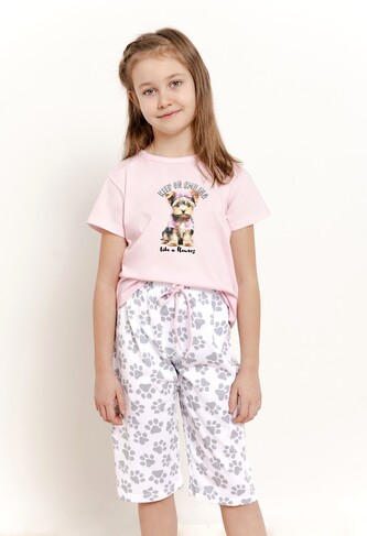 Piżama Taro Pixie 3388 kr/r 92-116 W25 różowy jasny 110