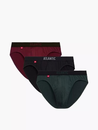 Slipy Atlantic 3MP-094/24 A'3 S-2XL czarny-zielony-bordowy S