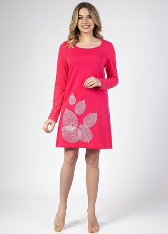 Koszula Regina 144 dł/r M-XL Z24/25 damska malina M