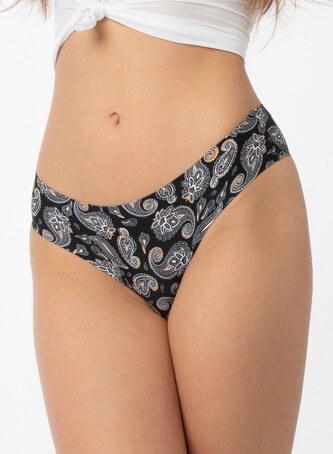 Figi Julimex Simple Paisley Brasil S-XL czarny-wzór L