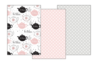 ŚCIERKA KPL.3 SZT 40X60 KUKE 024 CZAJNIK BAW.