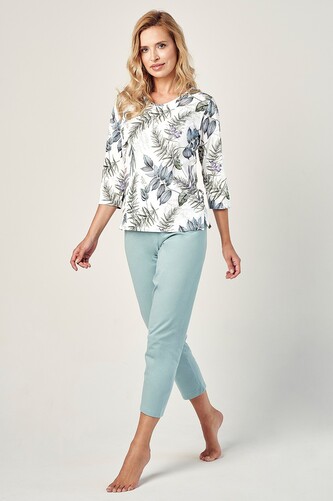 Piżama Taro Flavia 2983 3/4 S-XL Z24 damska biały S