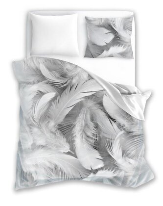 POŚCIEL KPL.140X200+70X90 BAW. NATURA 001 LEKKA JAK PIÓRKO