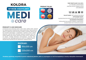 KOŁDRA 220X200 MEDI CARE