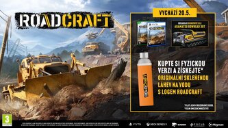 RoadCraft - Skleněná láhev na vodu