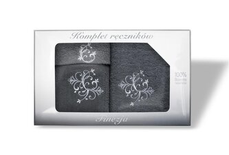 RĘCZNIK KPL.FINEZJA 3 SZT/30X50+50X90+70X140/ FROTTE GRAFIT