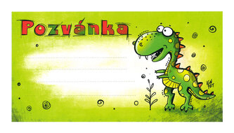 Pozvánka na oslavu - Dráček 10 ks