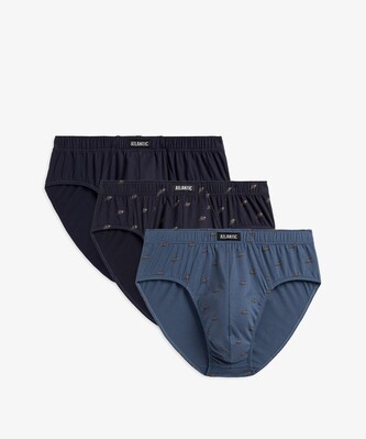 Slipy Atlantic 3MP-167 A'3 M-2XL granatowy-niebieski M