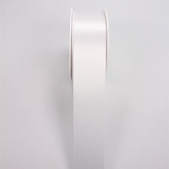 Stuha saténová 15 mm 25 m - bílá