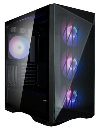 Zalman skříň Z9 Iceberg black Middle tower ATX 4x140mm fan ARGB temperované sklo černá