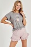 Piżama Taro Frankie 3126 kr/r S-XL L24 damska szary XL