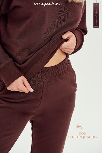 Spodnie dresowe Taro Joggers 3057 S-XL Z24 brązowy S