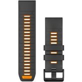 Výměnný pásek pro hodinky GARMIN QuickFit 26 mm Band Graphite/Ora