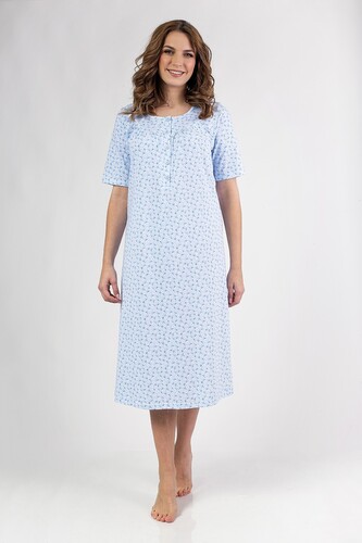 Koszula Regina 013 kr/r 2XL-4XL W25 damska niebieski XXL