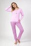 Piżama Regina 669 dł/r 2XL-4XL damska Z24/25 różowy 3XL