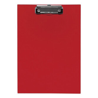 Jednodeska A4 PP s klipem červená