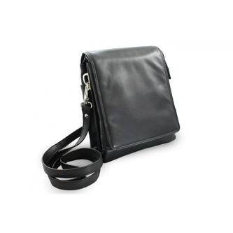 Kožený crossbag Arwel 2185 - černý Kožený crossbag Arwel 2185 - černý