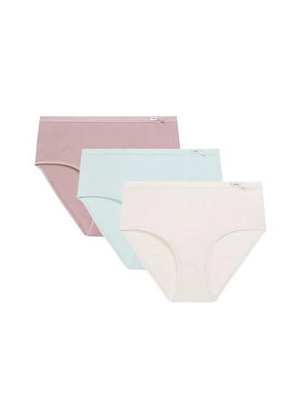 Figi Atlantic 3CLP-004 Classic A'3 M-2XL miętowy-ecru-rose L