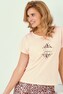 Piżama Taro Chrissy 3320 kr/r S-XL W25 damska beżowy L