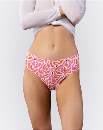 Figi Julimex Simple Lollipop Brasil S-XL różowy-pomarańczowy XL
