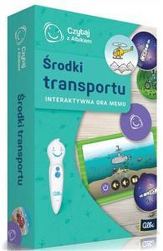 Czytaj z Albikiem Interaktywna gra memo Środki transportu