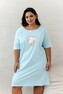 Koszula Taro Isla 3364 kr/r 2XL-3XL W25 damska turkusowy 3XL