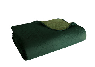 NARZUTA 220X240 JEDNOBARWNA DWUSTRONNA BEDDO 004 ZIELONY-BUTELKA JODEŁKA