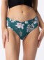 Figi Julimex Simple Tea Rose Classic S-XL zielony butelkowy-kwiaty S