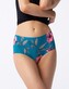 Figi Julimex Wild Rose Maxi  S-2XL szmaragdowy S