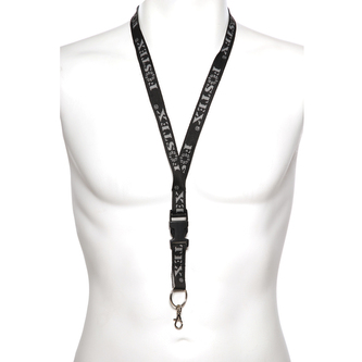 Popruh kolem krku Fostex Logo - černý