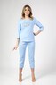 Piżama Regina 678 3/4 2XL-3XL Z24/25 damska niebieski XXL